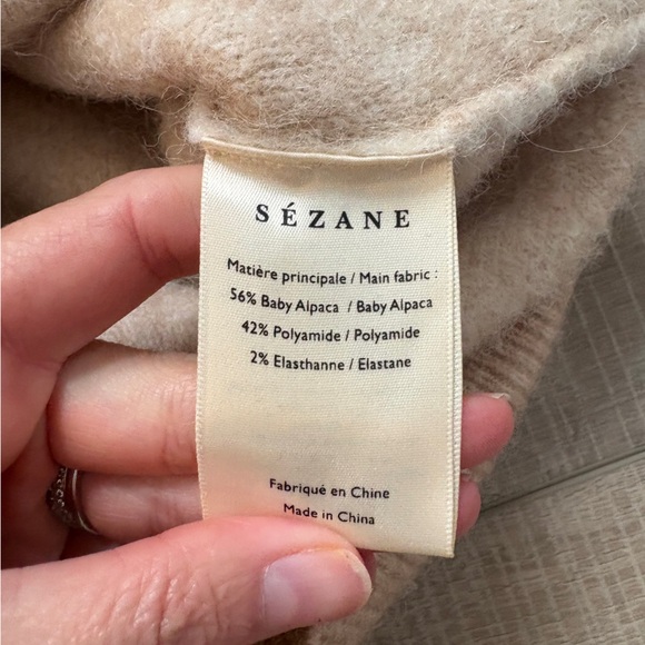 Sezane Becky Plaid Gingham Jumper - Picture 6 of 14